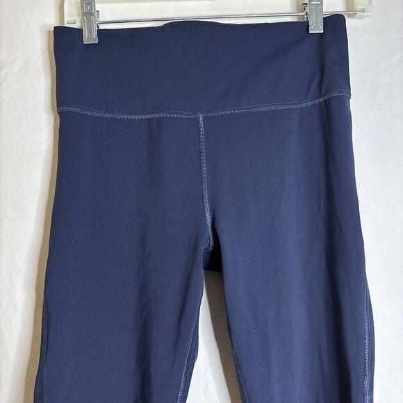 Athleta Ultimate Stash Pocket 7/8 Tight Navy Blue Size Small Stretch Active - Picture 2 of 12